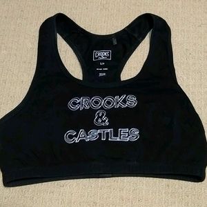 Crooks & castles rare sports bra